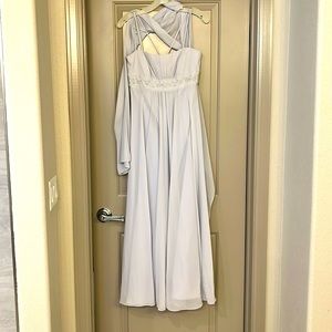 NWT silver gown